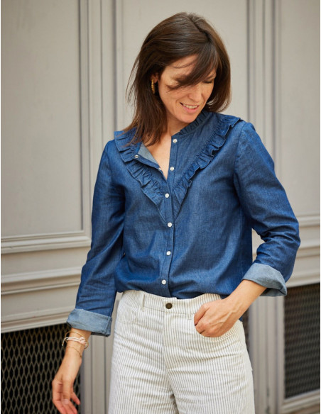 Diapason Blouse Pattern - Atelier Scämmit