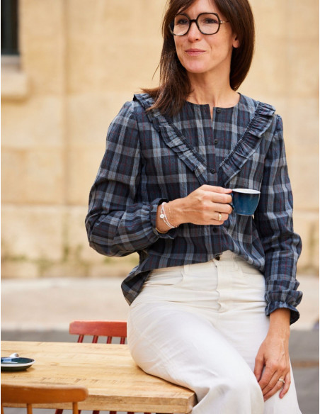 Diapason Blouse Pattern - Atelier Scämmit