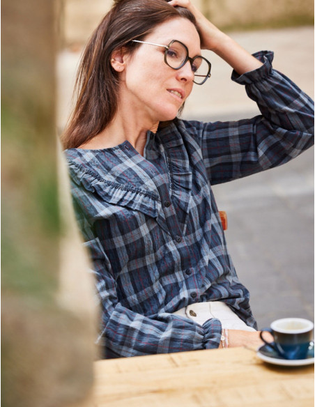Diapason Blouse Pattern - Atelier Scämmit