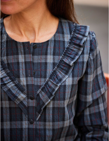 Diapason Blouse Pattern - Atelier Scämmit