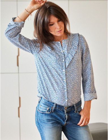 Diapason Blouse Pattern - Atelier Scämmit