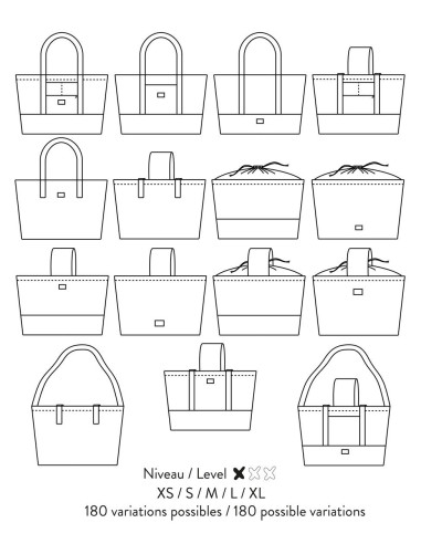 Buenos Aires Bag Pattern - Atelier Scämmit