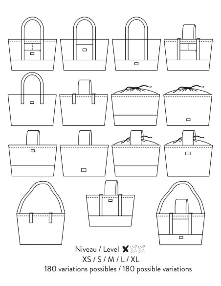 Buenos Aires Bag Pattern - Atelier Scämmit