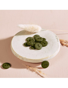 Classic Shine Button - Ivy Green
