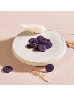 Classic Shine Button - Majestic Purple