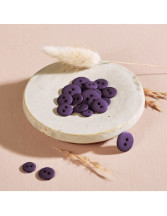 Classic Mat Button - Majestic Purple