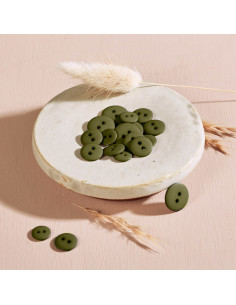 Classic Mat Button - Ivy Green