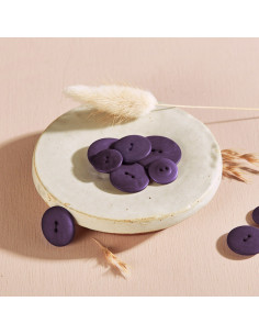 Palm Button - Majestic Purple