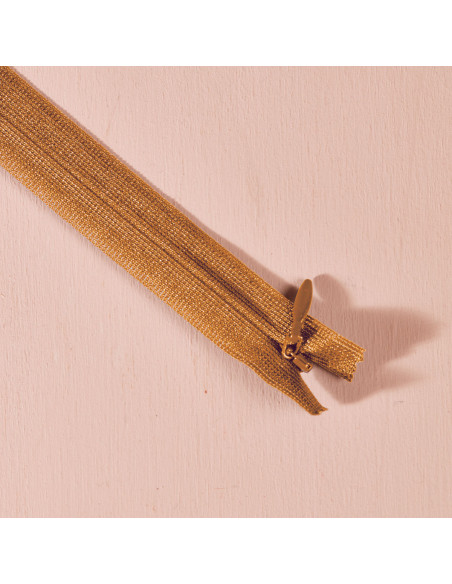 Invisible zipper Ochre - Atelier Brunette