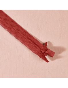 Invisible closure Terracotta - Atelier Brunette