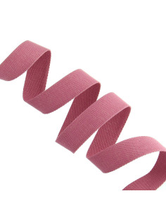 Sparkling cotton strap for bag - Old pink