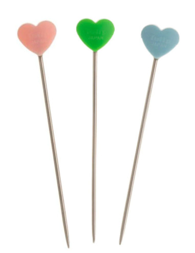 Pink, blue, green Tulip knitting pins