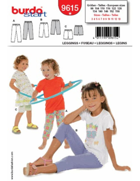 Boxer Shorts Pattern - Burda 9615