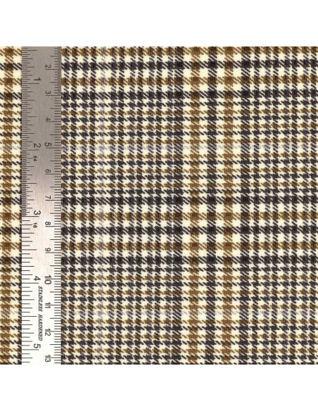 Prince of Wales jersey fabric - Large checks