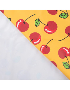 Waterproof canvas fabric for raincoat - Cherries 2