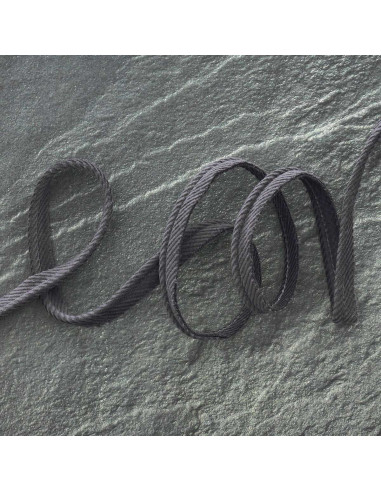 Corduroy piping - Dark gray