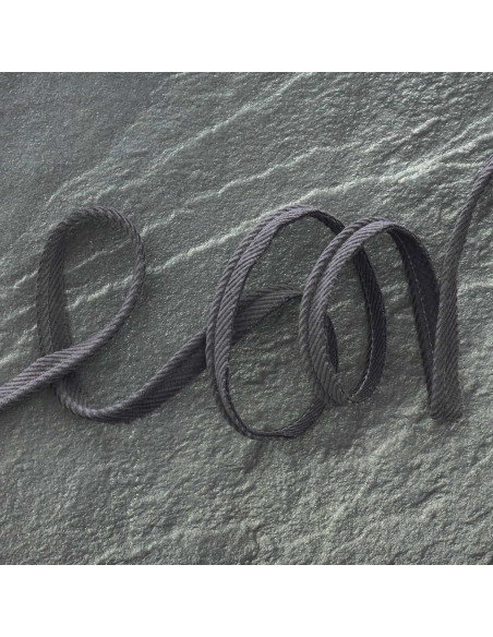 Corduroy piping - Dark gray