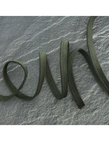 Corduroy piping - Dark green
