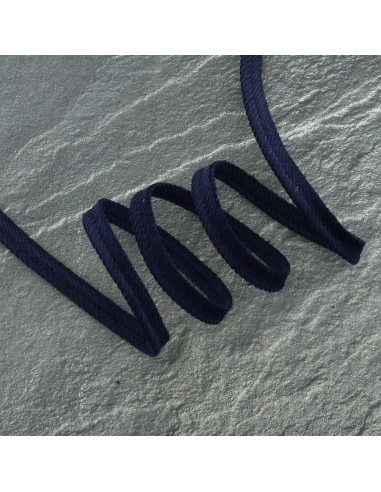 Corduroy piping - Navy blue