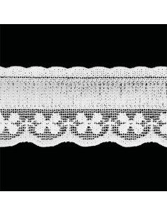 Elastic lace-style pleated white lingerie 2