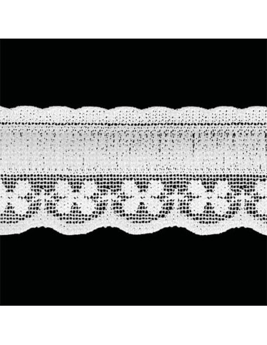 Elastic lace-style pleated white lingerie