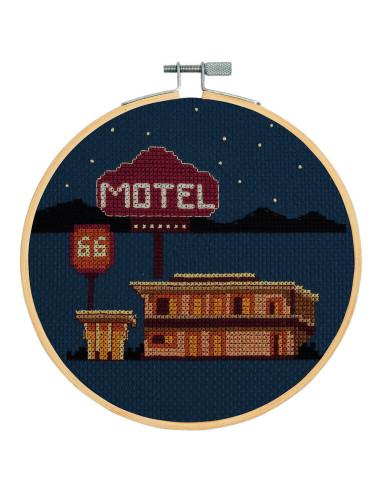 Cross-stitch embroidery kit - Motel