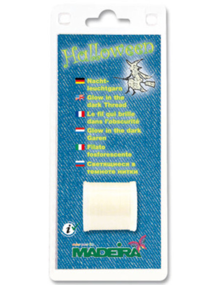 Phosphorescent embroidery thread Halloween Madeira