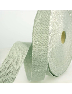 Lurex bag strap - Gray and silver