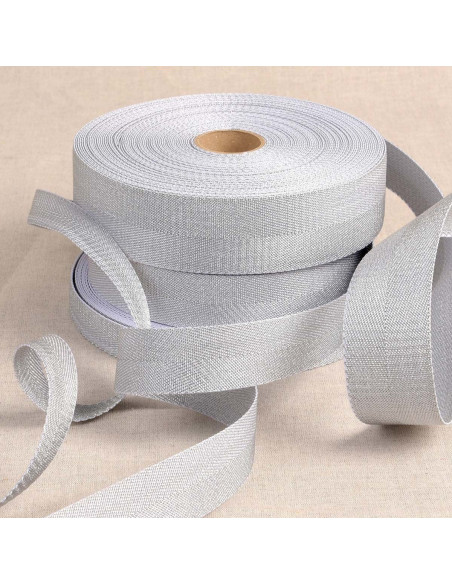 Metallic bag strap - Silver