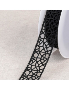 Guipure mesh - Black