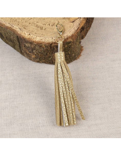 Pompon with clasp - Gold