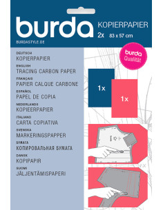 Burda carbon tracing paper - Red and Blue