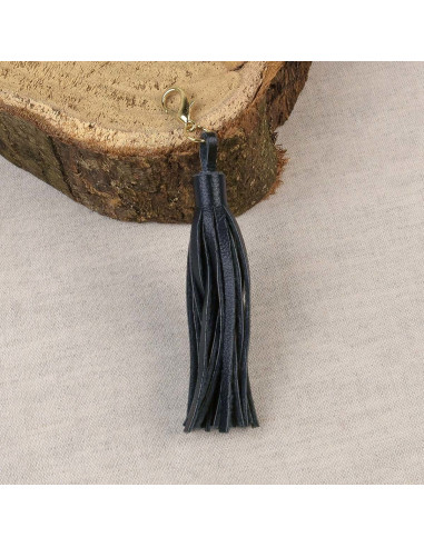 Pompon with clasp - Navy