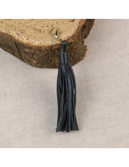 Pompon with clasp - Navy