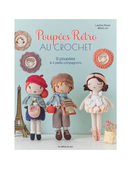 Retro Crochet Doll Book