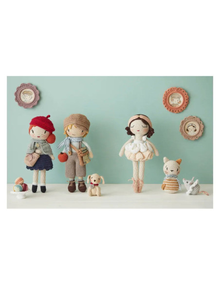 Retro Crochet Doll Book