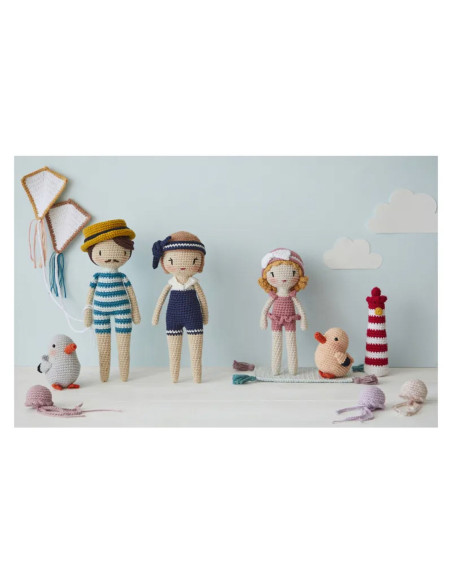 Retro Crochet Doll Book