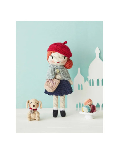 Retro Crochet Doll Book
