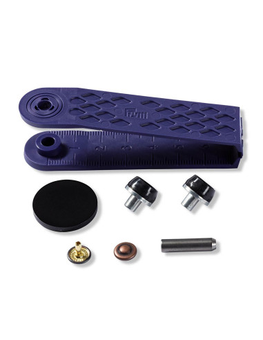Box of 24 9 mm rivets with tool - Bronze and Copper