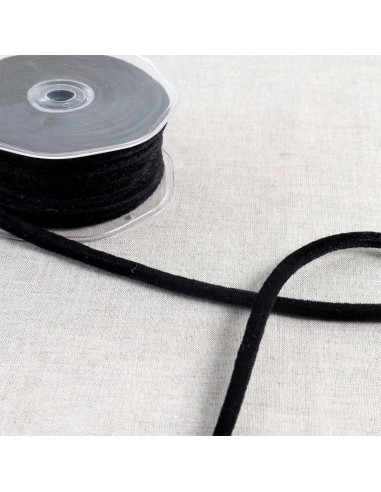 Velvet cord - Black