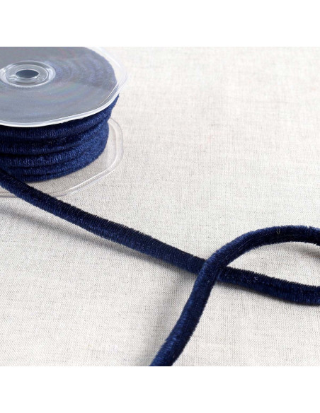 Velvet cord - Navy blue