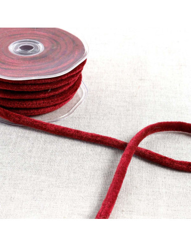 Velvet cord - Dark red