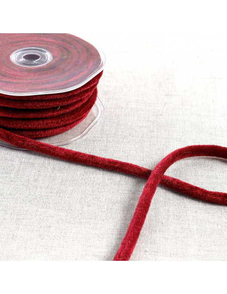 Velvet cord - Dark red