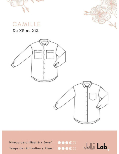 Camille Shirt Pattern - Joli Lab