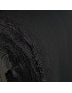 Black viscose crepe fabric - Églantine & Zoé