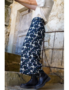 Carlota Atlantic Blue Viscose Twill Fabric - Églantine & Zoé 2