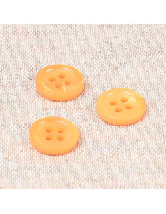 4-hole shell button 11 mm - Lemonade