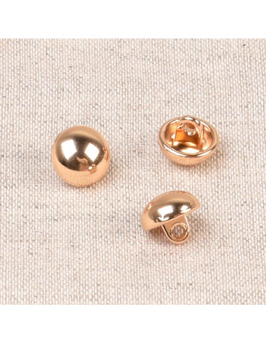 Metal ball button - Gold