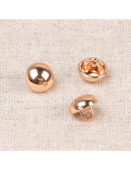 Metal ball button - Gold