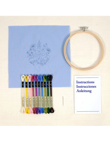 Embroidery kit - English garden